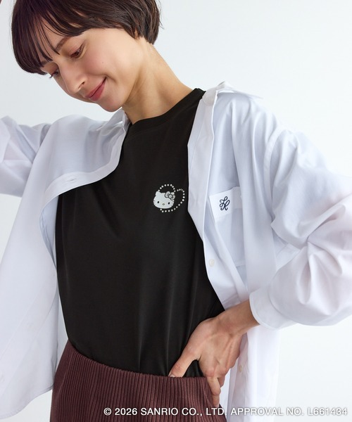 ROPE' PICNIC（ロペピクニック）の「【ROPE' PICNIC×ハローキティ】巾着付きアソートTシャツ（Tシャツ/カットソー・レディース・ピンク/ホワイト系その他/ブラック系その他/ホワイト系その他2・FREE）」の3枚目の写真