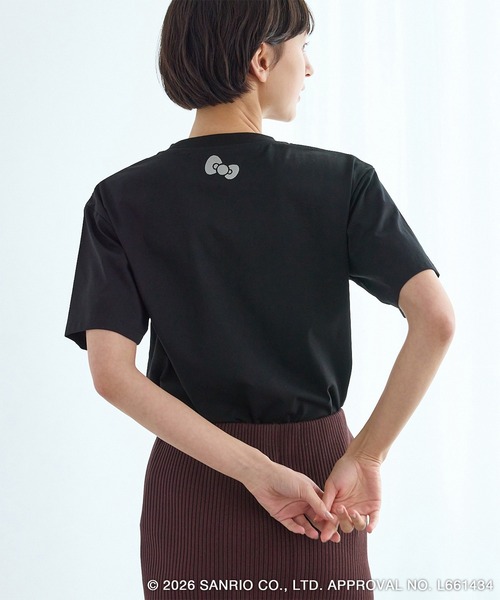 ROPE' PICNIC（ロペピクニック）の「【ROPE' PICNIC×ハローキティ】巾着付きアソートTシャツ（Tシャツ/カットソー・レディース・ピンク/ホワイト系その他/ブラック系その他/ホワイト系その他2・FREE）」の22枚目の写真