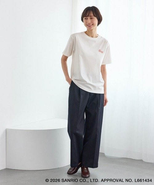 ROPE' PICNIC（ロペピクニック）の「【ROPE' PICNIC×ハローキティ】巾着付きアソートTシャツ（Tシャツ/カットソー・レディース・ピンク/ホワイト系その他/ブラック系その他/ホワイト系その他2・FREE）」の19枚目の写真