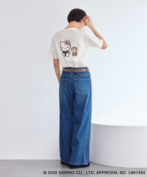 ROPE' PICNIC（ロペピクニック）の「【ROPE' PICNIC×ハローキティ】巾着付きアソートTシャツ（Tシャツ/カットソー・レディース・ピンク/ホワイト系その他/ブラック系その他/ホワイト系その他2・FREE）」の11枚目の写真