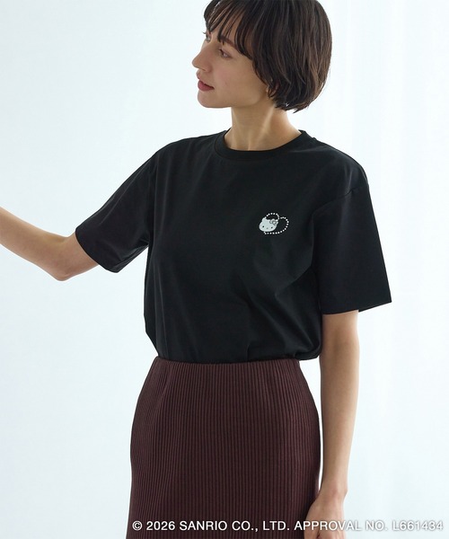 ROPE' PICNIC（ロペピクニック）の「【ROPE' PICNIC×ハローキティ】巾着付きアソートTシャツ（Tシャツ/カットソー・レディース・ピンク/ホワイト系その他/ブラック系その他/ホワイト系その他2・FREE）」の21枚目の写真