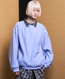 UNISEX》【ONE-MILE WEAR】Prime-Over Crew Neck Fade Sweat Pullover