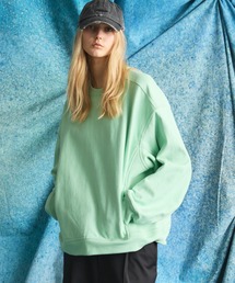 《UNISEX》Crew Neck Prime-Over Pullover Sweatshirt/クルーネックプライムオーバープルオーバースウェット【MAISON SPECIAL/メゾンスペシャル】