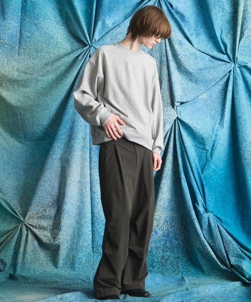 UNISEX》Crew Neck Prime-Over Pullover Sweatshirt/クルーネック