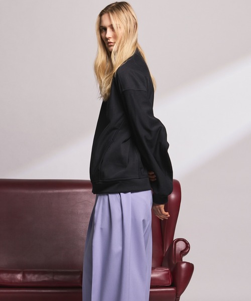 MAISON SPECIAL(メゾンスペシャル)の「《UNISEX》Crew Neck Prime-Over Pullover Sweatshirt/クルーネックプライムオーバープルオーバースウェット【MAISON SPECIAL/メゾンスペシャル】(スウェット・メンズ・ラベンダー/グレー/ライトグリーン/ブラック・2/1/0)」の18枚目の写真