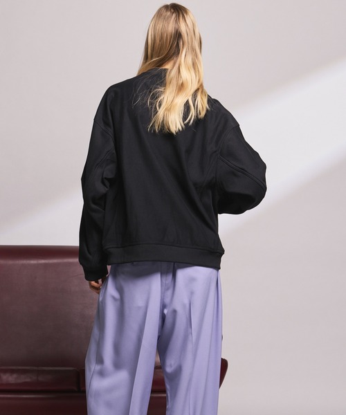 MAISON SPECIAL(メゾンスペシャル)の「《UNISEX》Crew Neck Prime-Over Pullover Sweatshirt/クルーネックプライムオーバープルオーバースウェット【MAISON SPECIAL/メゾンスペシャル】(スウェット・メンズ・ラベンダー/グレー/ライトグリーン/ブラック・2/1/0)」の19枚目の写真