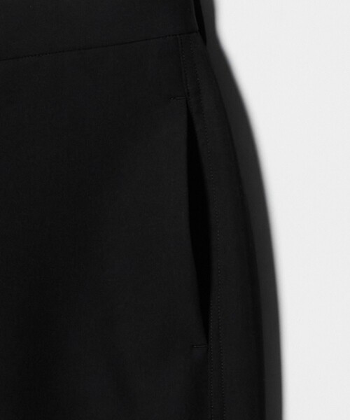 Thingless（シングレス）の「＜Thingless＞プレーンフロント ワイドパンツ（スラックス・メンズ・ブラック・L/M/S）」の4枚目の写真