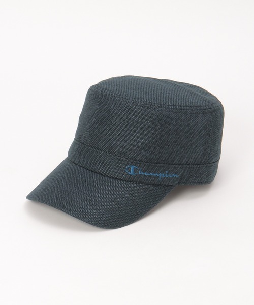 Champion(チャンピオン)の「Champion チャンピオン リネンライクワークキャップ(キャップ・メンズ・グレー/ブラック/ネイビー・FREE)」の3枚目の写真