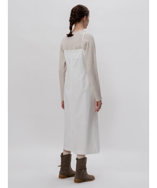 THEMITTEN(ザ・ミトン)の「Eyelet strap one-piece (white)(ワンピース・レディース・その他・FREE)」の3枚目の写真