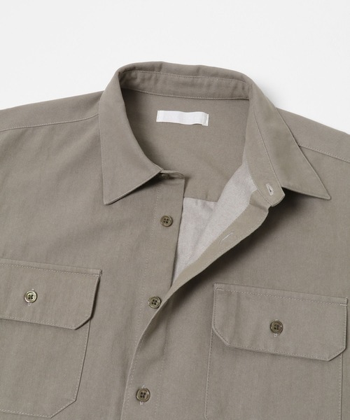 SENSE OF PLACE by URBAN RESEARCH(センスオブプレイスバイアーバンリサーチ)の「ダブルポケットカラーデニムシャツ(シャツ/ブラウス・メンズ・インディゴブルー/ライトカーキ/ピンク・MEDIUM/LARGE)」の5枚目の写真