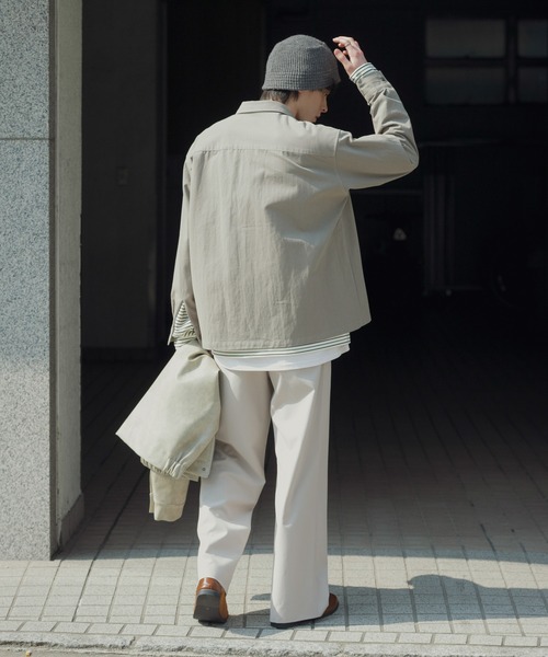 SENSE OF PLACE by URBAN RESEARCH(センスオブプレイスバイアーバンリサーチ)の「ダブルポケットカラーデニムシャツ(シャツ/ブラウス・メンズ・インディゴブルー/ライトカーキ/ピンク・MEDIUM/LARGE)」の19枚目の写真