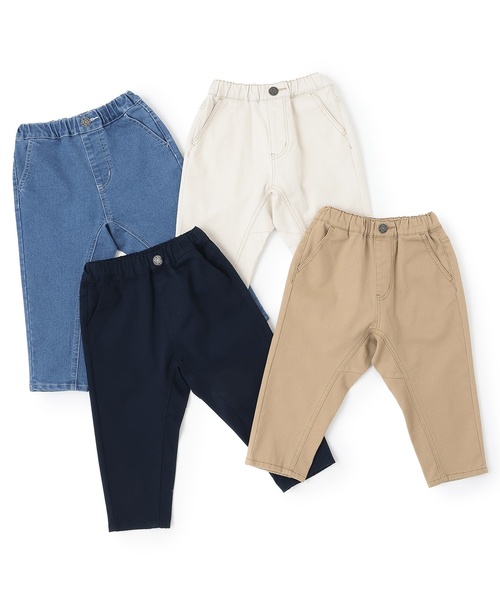 petit main（プティマイン）の「わんぱくストレッチパンツ（その他パンツ・キッズ・ネイビー/ベージュ/ホワイト系/ブルー・120cm/110cm/130cm/80ｃｍ/90cm/100cm）」の17枚目の写真