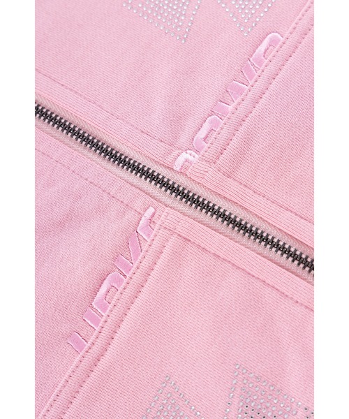 UNKNOWN LONDON(アンノウン・ロンドン)の「ジップフーディ|Pink Allover Cross Rhinestone Zip Hoodie|Unknown London(パーカー・メンズ・ピンク・X-LARGE/LARGE/SMALL/MEDIUM)」の10枚目の写真