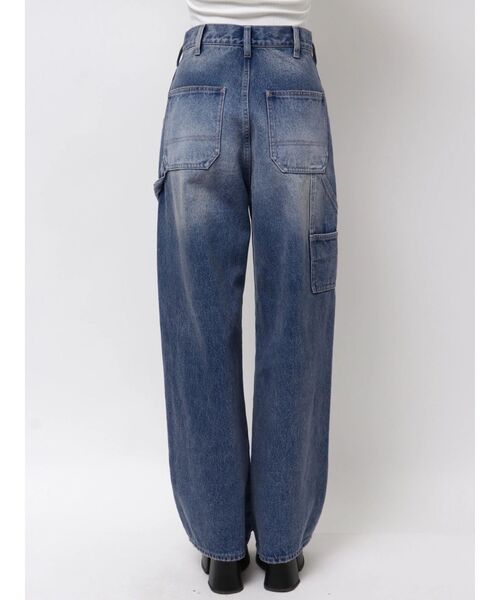 EMODA（エモダ）の「レースクラッシュルーズジーンズ（デニムパンツ・レディース・ブルー/ブラック・MEDIUM/SMALL）」の17枚目の写真