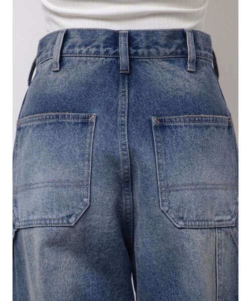 EMODA（エモダ）の「レースクラッシュルーズジーンズ（デニムパンツ・レディース・ブルー/ブラック・MEDIUM/SMALL）」の18枚目の写真