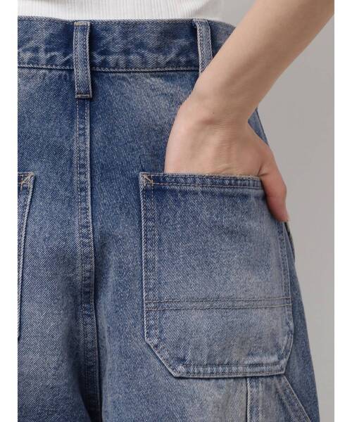 EMODA（エモダ）の「レースクラッシュルーズジーンズ（デニムパンツ・レディース・ブルー/ブラック・MEDIUM/SMALL）」の19枚目の写真