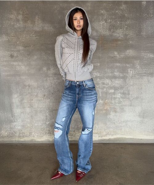 Midnight Move（ミッドナイトムーブ）の「england boots cut (black)（デニムパンツ・レディース・その他・SMALL/MEDIUM）」の8枚目の写真