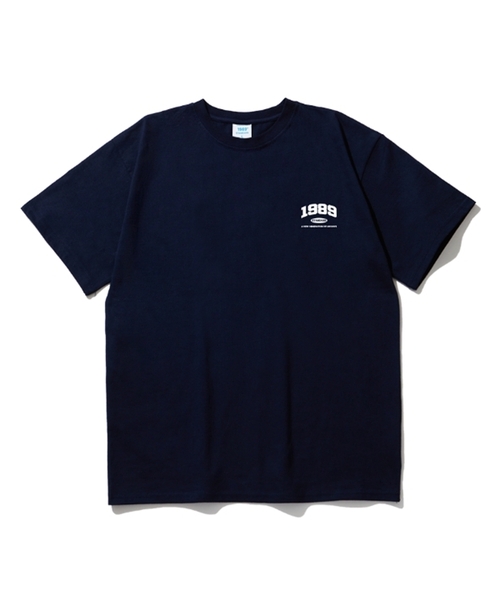 1989STANDARD(1989スタンダード)の「SMALL 1989 クールコットンオーバーサイズ半袖(SISSTD-0012)(Tシャツ/カットソー・メンズ・ホワイト/ライトグレー/ブラック/ネイビー・MEDIUM/LARGE/X-LARGE)」の1枚目の写真