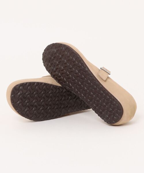 BIRKENSTOCK(ビルケンシュトック)の「ビルケンシュトック 1031613 Santa Clarita LENB Sandcastle 【Narrow】 サンタクラリタ ヌバックサンドキャッスル ナロー幅(バレエシューズ・レディース・ベージュ・39/38/37/40)」の3枚目の写真
