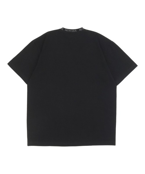 NEW ERA(ニューエラ)の「ニューエラアパレル 半袖Tシャツ ジャガード襟 ONSPOTZ別注(Tシャツ/カットソー・メンズ・ブラック/ホワイト・L/M/S/XL/XXL)」の6枚目の写真