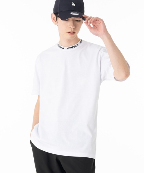 NEW ERA(ニューエラ)の「ニューエラアパレル 半袖Tシャツ ジャガード襟 ONSPOTZ別注(Tシャツ/カットソー・メンズ・ブラック/ホワイト・L/M/S/XL/XXL)」の13枚目の写真