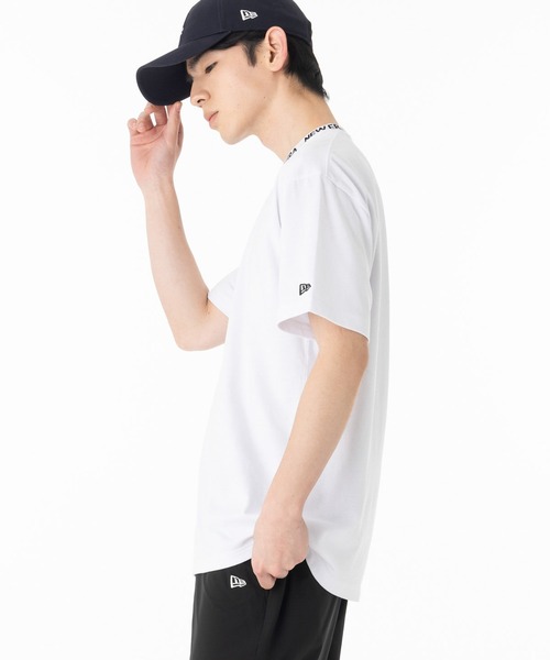 NEW ERA(ニューエラ)の「ニューエラアパレル 半袖Tシャツ ジャガード襟 ONSPOTZ別注(Tシャツ/カットソー・メンズ・ブラック/ホワイト・L/M/S/XL/XXL)」の15枚目の写真