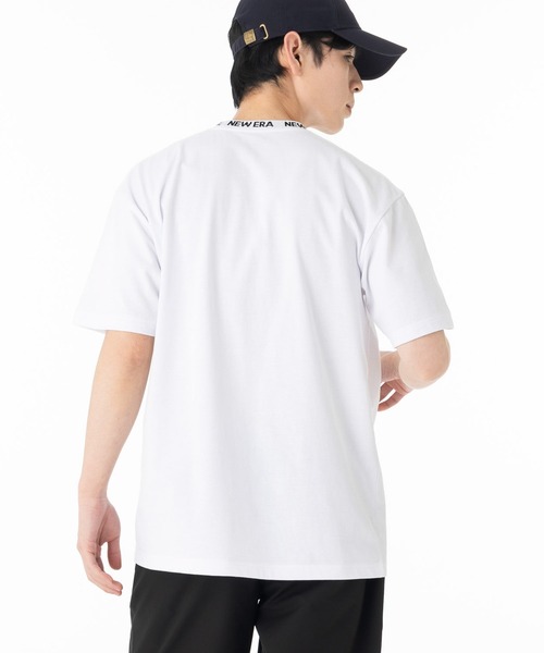 NEW ERA(ニューエラ)の「ニューエラアパレル 半袖Tシャツ ジャガード襟 ONSPOTZ別注(Tシャツ/カットソー・メンズ・ブラック/ホワイト・L/M/S/XL/XXL)」の16枚目の写真