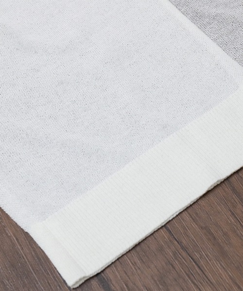 libelle more（リベル モア）の「【接触冷感】シアーニットカーディガン（カーディガン/ボレロ・レディース・ライトグレー/ブラック/ブルー/オフホワイト・M/L）」の6枚目の写真