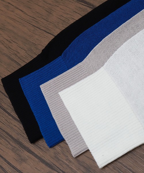 libelle more（リベル モア）の「【接触冷感】シアーニットカーディガン（カーディガン/ボレロ・レディース・ライトグレー/ブラック/ブルー/オフホワイト・M/L）」の8枚目の写真