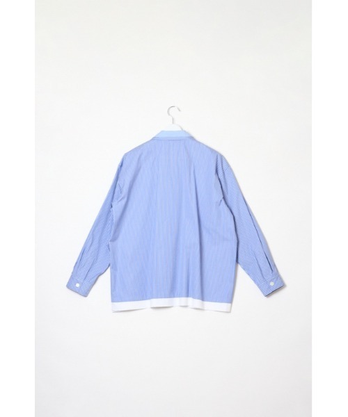 DISCOVERED（ディスカバード）の「DISCOVERED LAYERED SHIRTS（シャツ/ブラウス・メンズ・グレー/ストライプ・1/3）」の5枚目の写真