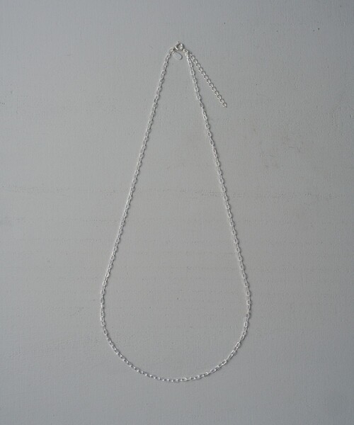 and cloud(アンドクラウド)の「Cable Chain Necklace(ネックレス・レディース・ブラック・FREE)」の2枚目の写真