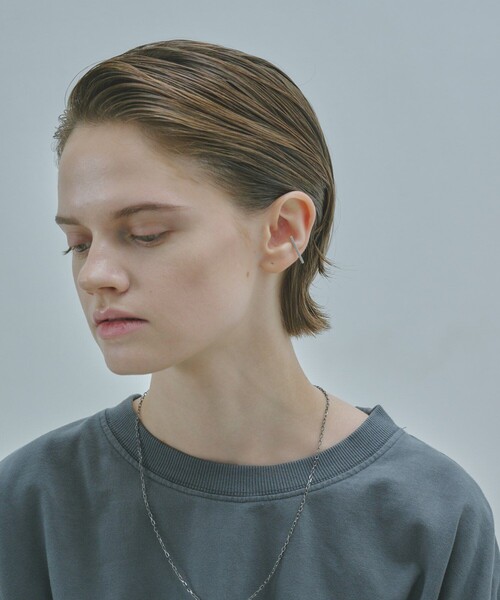 and cloud(アンドクラウド)の「Cable Chain Necklace(ネックレス・レディース・ブラック・FREE)」の8枚目の写真