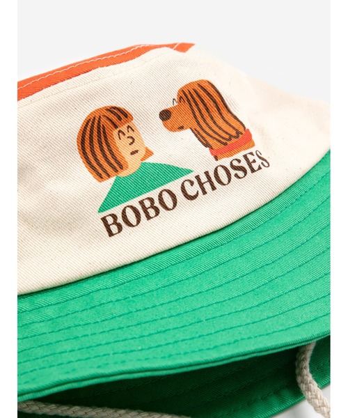 BOBO CHOSES(ボボショーズ)の「Friends In a Pickle bucket hat(ハット・キッズ・マルチ・HEAD50/HEAD48)」の3枚目の写真