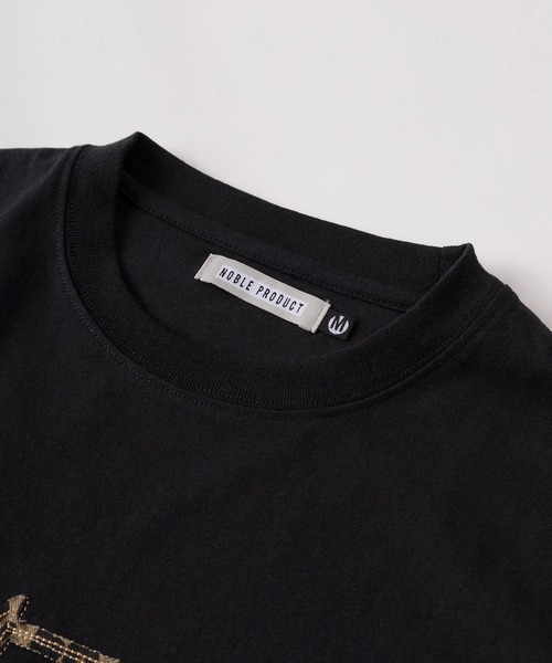 SlashDate(スラッシュデイト)の「【84】レオパード柄/カモフラ柄/ドット柄 総柄アップリケロゴ クルーネックTシャツ/ユニセックス/レディース/メンズ(Tシャツ/カットソー・レディース・ブラック系その他2/ブラック/ブラック系その他/ホワイト系その他2/ホワイト系その他/ホワイト・M/L)」の13枚目の写真