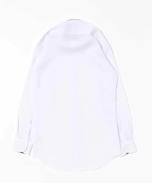 TOKYO SHIRTS(トウキョウシャツ)の「【吸水速乾】 形態安定ノンアイロン ワイド 長袖ビジネスワイシャツ(ビジネスシャツ・メンズ・グレー・首回り39cm-裄丈80cm/首回り39cm-裄丈84cm/首回り41cm-裄丈82cm/首回り41cm-裄丈86cm/首回り42cm-裄丈82cm/首回り42cm-裄丈86cm/首回り43cm-裄丈82cm/首回り43cm-裄丈86cm/首回り37cm-裄丈84cm/首回り37cm-裄丈80cm)」の7枚目の写真