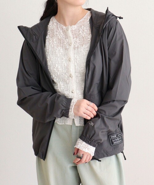 fredy emue（フレディエミュ）の「【TAION/タイオン】BASIC SPORTS W-ZIP LIGHT PK（ブルゾン・レディース・ブラック/チャコールグレー/ライトグレー・38）」の2枚目の写真