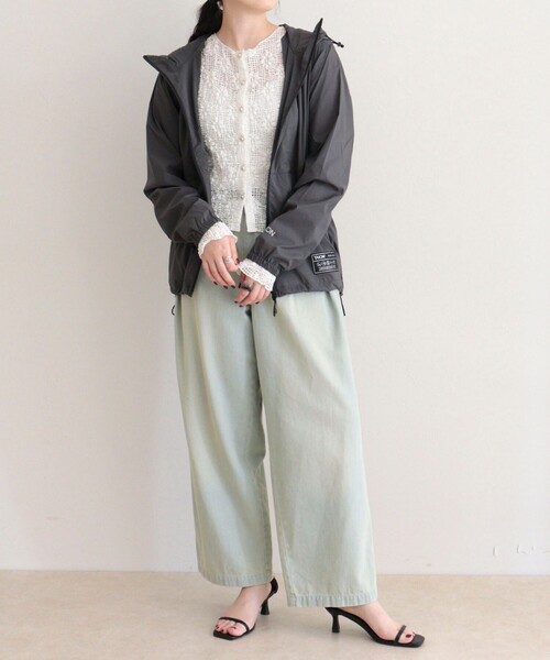 fredy emue（フレディエミュ）の「【TAION/タイオン】BASIC SPORTS W-ZIP LIGHT PK（ブルゾン・レディース・ブラック/チャコールグレー/ライトグレー・38）」の5枚目の写真