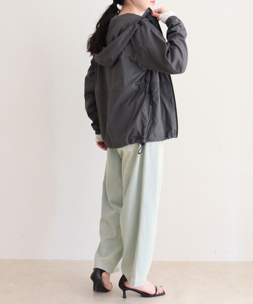 fredy emue（フレディエミュ）の「【TAION/タイオン】BASIC SPORTS W-ZIP LIGHT PK（ブルゾン・レディース・ブラック/チャコールグレー/ライトグレー・38）」の8枚目の写真