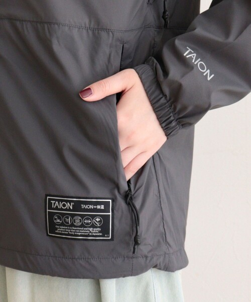 fredy emue（フレディエミュ）の「【TAION/タイオン】BASIC SPORTS W-ZIP LIGHT PK（ブルゾン・レディース・ブラック/チャコールグレー/ライトグレー・38）」の19枚目の写真