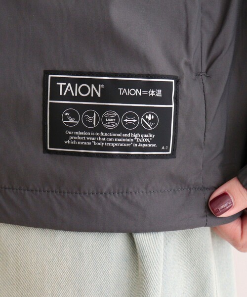 fredy emue（フレディエミュ）の「【TAION/タイオン】BASIC SPORTS W-ZIP LIGHT PK（ブルゾン・レディース・ブラック/チャコールグレー/ライトグレー・38）」の22枚目の写真