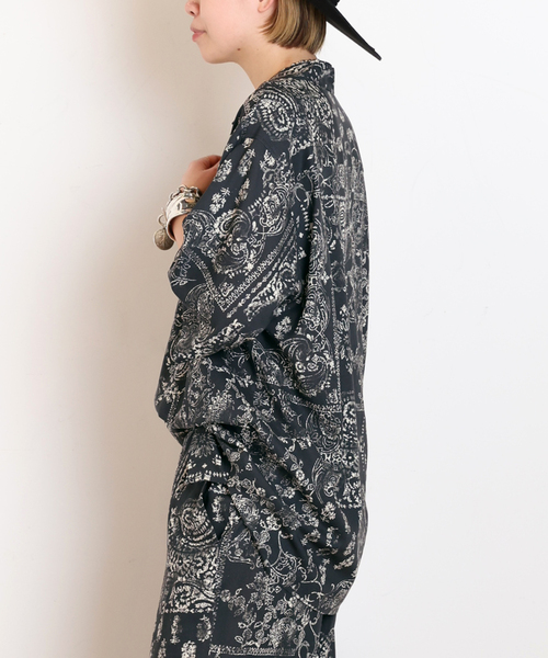 Couture d'adam(クチュールドアダム)の「【COUTURE D'ADAM/クチュールドアダム】別注Bandana College Print Shirt(シャツ/ブラウス・レディース・ブラック・FREE)」の10枚目の写真