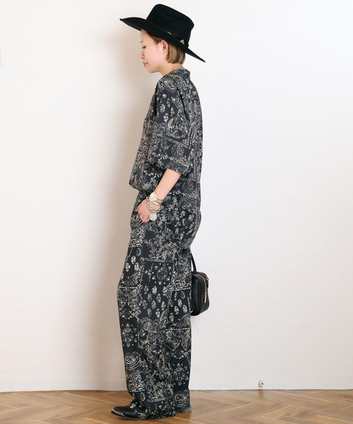 Couture d'adam(クチュールドアダム)の「【COUTURE D'ADAM/クチュールドアダム】別注Bandana College Print Shirt(シャツ/ブラウス・レディース・ブラック・FREE)」の13枚目の写真