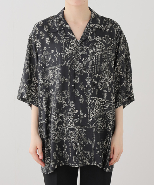 Couture d'adam(クチュールドアダム)の「【COUTURE D'ADAM/クチュールドアダム】別注Bandana College Print Shirt(シャツ/ブラウス・レディース・ブラック・FREE)」の15枚目の写真