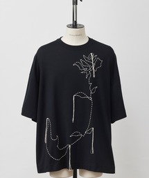 SHINYAKOZUKA(シンヤコヅカ)の「the mooned flower is stitched on your body(ISSUE#8)(Tシャツ/カットソー)」