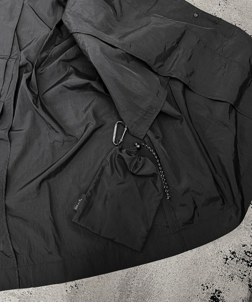 NoiR/ノアール(ノアール)の「NoiR:pocketable coat(ステンカラーコート・メンズ・ブラック・L/M)」の13枚目の写真