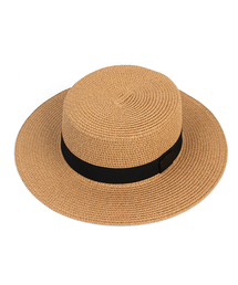 UNIVERSAL CHEMISTRY（ユニバーサルケミストリー）の「サマー ブラウン フラット パナマハット パナマハット（ハット）」