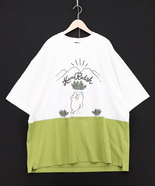 ScoLar Parity(スカラーパリティ)の「361119:山からクマ大根Tシャツ(Tシャツ/カットソー・レディース・オフホワイト/ブラック・M)」の14枚目の写真