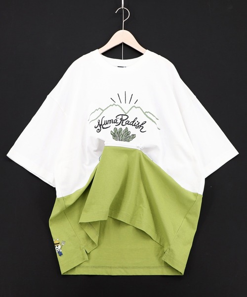 ScoLar Parity(スカラーパリティ)の「361119:山からクマ大根Tシャツ(Tシャツ/カットソー・レディース・オフホワイト/ブラック・M)」の13枚目の写真