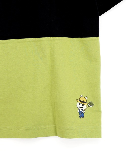 ScoLar Parity(スカラーパリティ)の「361119:山からクマ大根Tシャツ(Tシャツ/カットソー・レディース・オフホワイト/ブラック・M)」の5枚目の写真