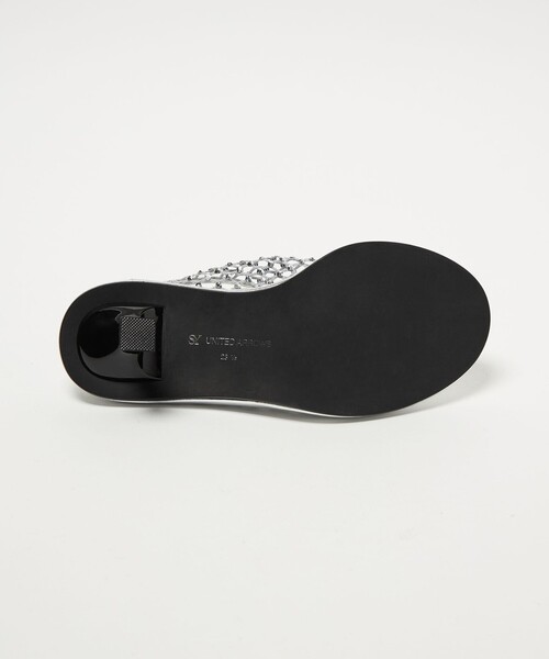 SY UNITED ARROWS(シーユナイテッドアローズ)の「<SY>グレアネットミュール サンダル55↑(サンダル・レディース・シルバー/ブラック・23.5cm/24cm/24.5cm/25cm/22cm/22.5cm/23cm)」の7枚目の写真